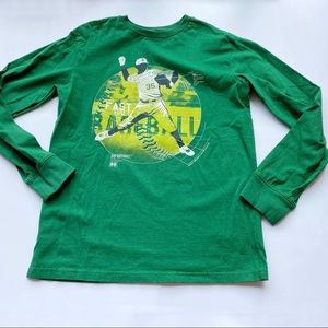 Gap Kids Green Long Sleeve Baseball Shirt XXL 2XL